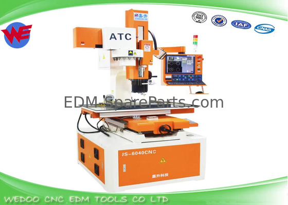 JS-ATC6040CNC Jiasheng อัตโนมัติเครื่องมือเปลี่ยน EDM เครื่องเจาะ 600 * 400mm