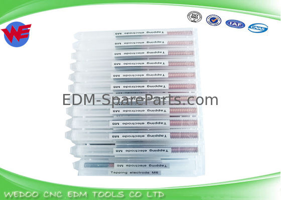 ความยาวที่กำหนดเอง EDM ขั้วไฟฟ้า M6 ทองแดงทังสเตนกับ 1 Dia หลุม รู