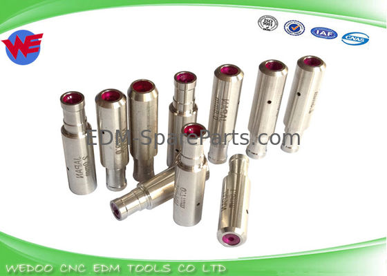 EDM Z140 เครื่องเจาะ 1.0 มม อะไหล่เครื่องเจาะ Ruby Pipe Guide ด้วย 8*6*30mmL