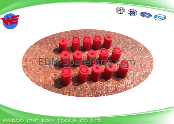 E039 สีดํา / gules EDM ปิดยางสําหรับเครื่องเจาะ EDM 9 x 9mm / 0.1-3.0mm
