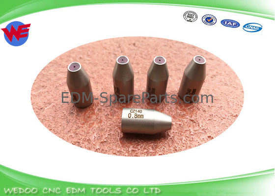 Dia 0.3mm - 3.0mm EDM Ruby Drill Guide CZ140 super เจาะ Guide ขนาด 12 * 25mmL