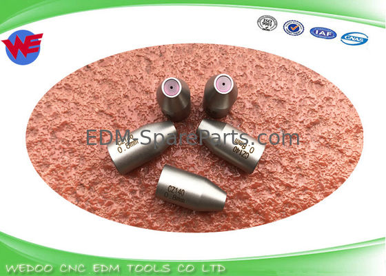 Dia 0.3mm - 3.0mm EDM Ruby Drill Guide CZ140 super เจาะ Guide ขนาด 12 * 25mmL
