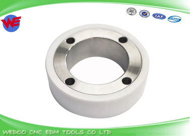 118534C 3055704 Sodick ชิ้นส่วน EDM กลมเซรามิกสีขาว D70.2 x d42 x 25T