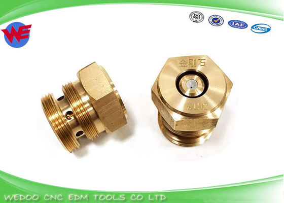 WIRE GUIDE Wire EDM แดมอนด์สีแดง น้ํา Nozzle Guide 0.192 / 0.195 มม
